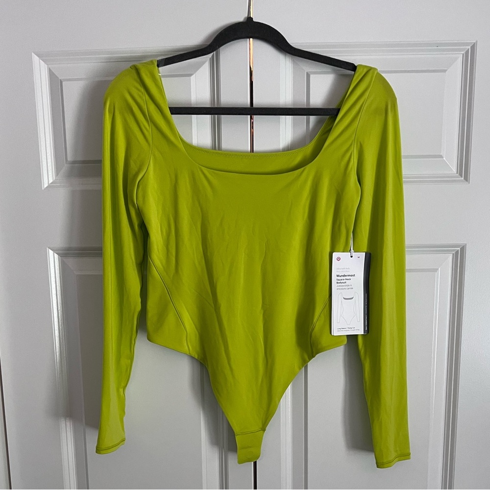 NWT Lululemon Wundermost Square Neck Bodysuit